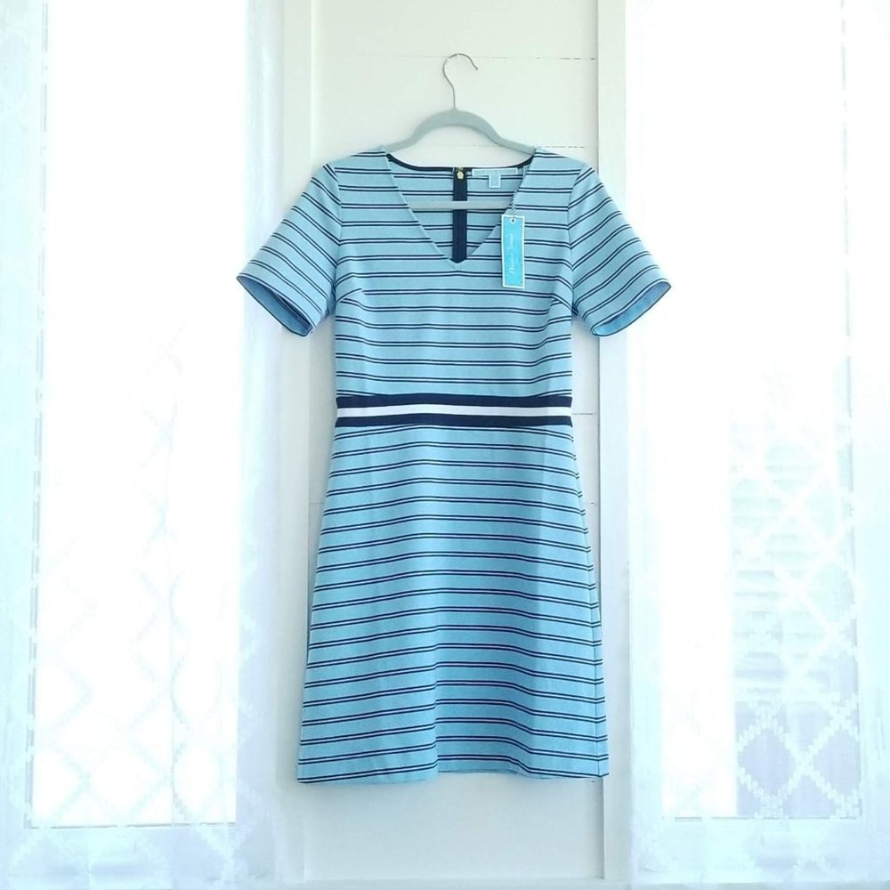 NWT Draper James Striped A-Line Dress